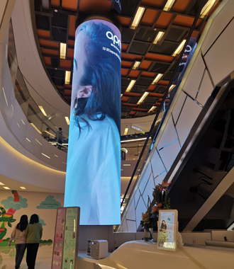 美亚迪LED软模组应用场景-商场购物中心