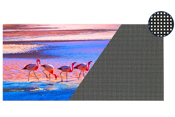 1. 户外LED显示模块采用高品质LED灯珠。