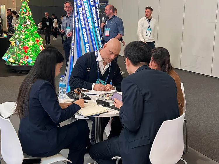 美亚迪ISE 2026展会接待现场