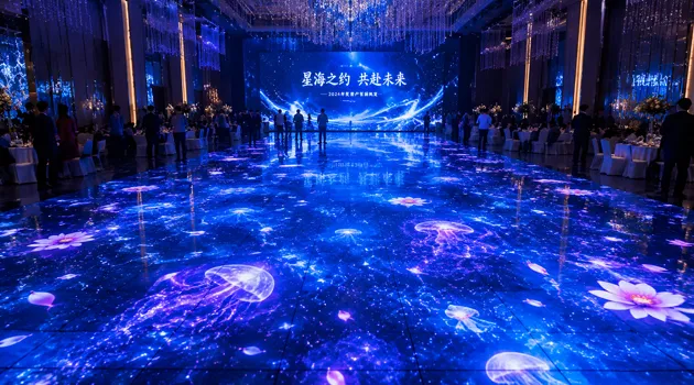 LED地砖屏GT-plus系列应用场景-酒店 LED地砖屏GT系列应用场景-酒店